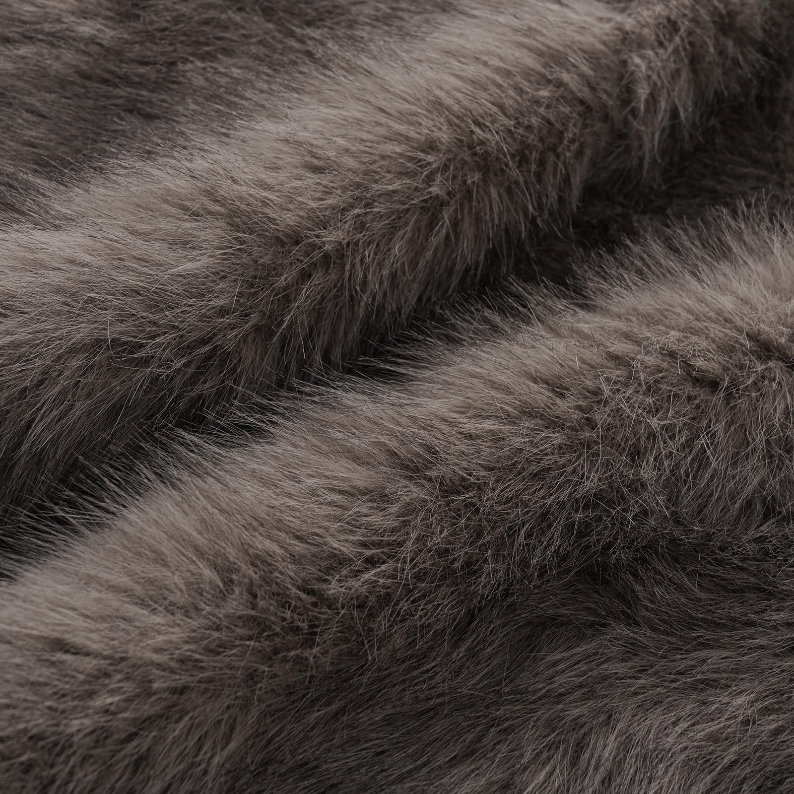 Amazhiyu Gilet en fausse fourrure pour femme, gilet d'hiver sans manches en fausse fourrure, cardigan décontracté ouvert sur le devant, gilet léger en fourrure