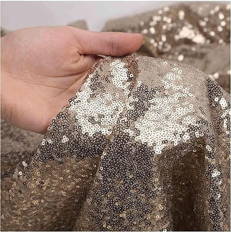 Gold sequin lace Clearance