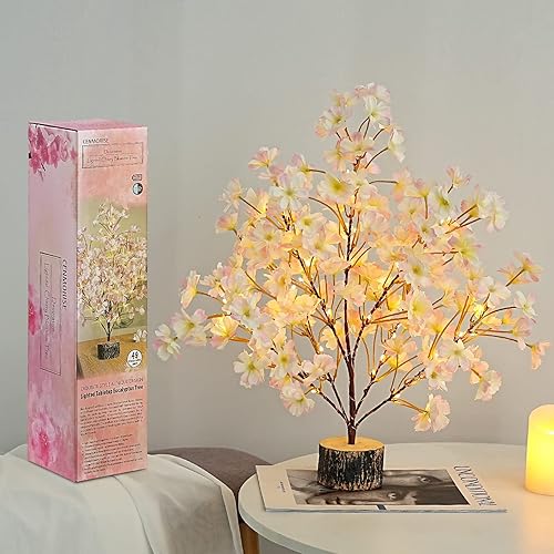 Miniatura 7 de CENMORISE Luz de árbol de cerezo de 19 pulgadas