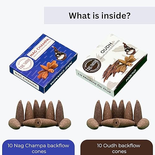 Vista 178 de Paquete combinado de conos de incienso de reflujo – 10 opio + 10 conos de incienso perfumados de cannabis