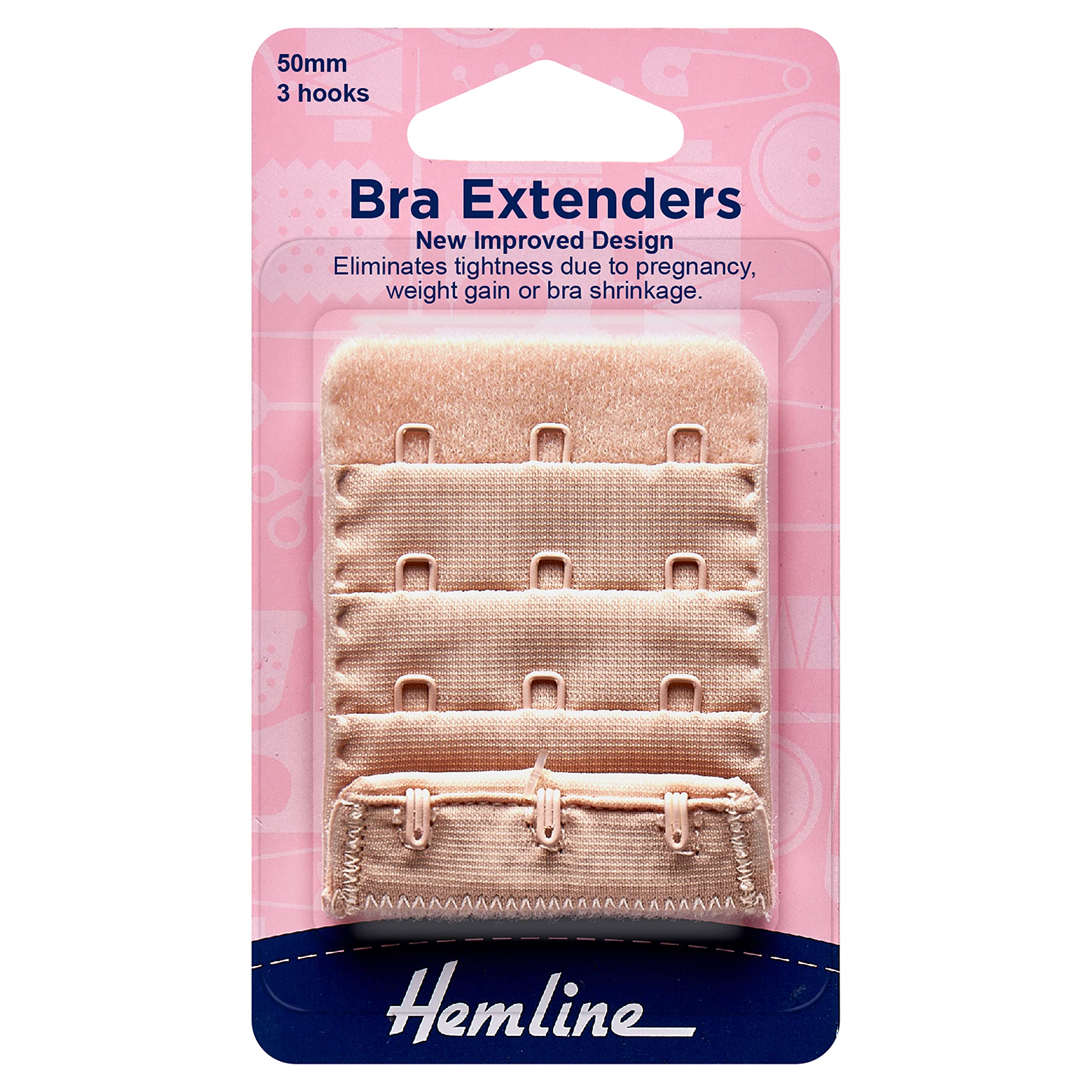 4 Hook Bra Back Extender [Nude]