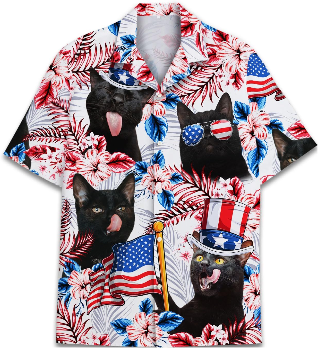 ACEPrints Hawaiian Shirt for Men Casual Button-Down Shirts Mens Hawaiian Shirts Short Sleeve Button Down Shirt Men