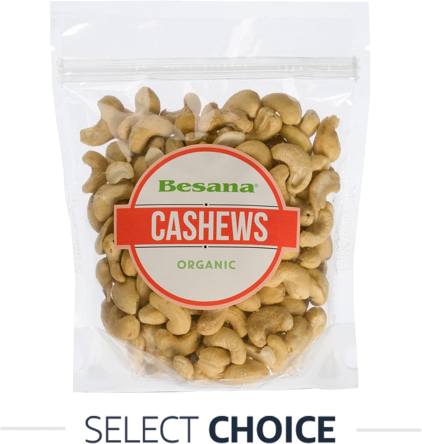 Besana Organic Cashew Nuts, 200g