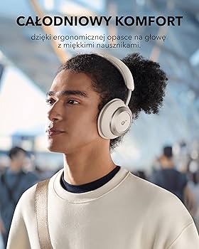 soundcore Space One Pro firmy Anker, adaptacyjne słuchawki z