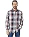 U.S. POLO ASSN. Long Sleeve Classic Fit 1 Pocket Yarn Dye Peached Twill Heathered Plaid Woven Shirt - Main View