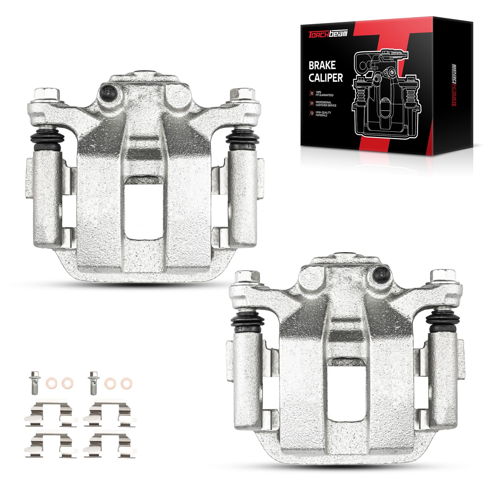 Torchbeam Rear Brake Calipers Set for Nissan Rogue 2014-2020