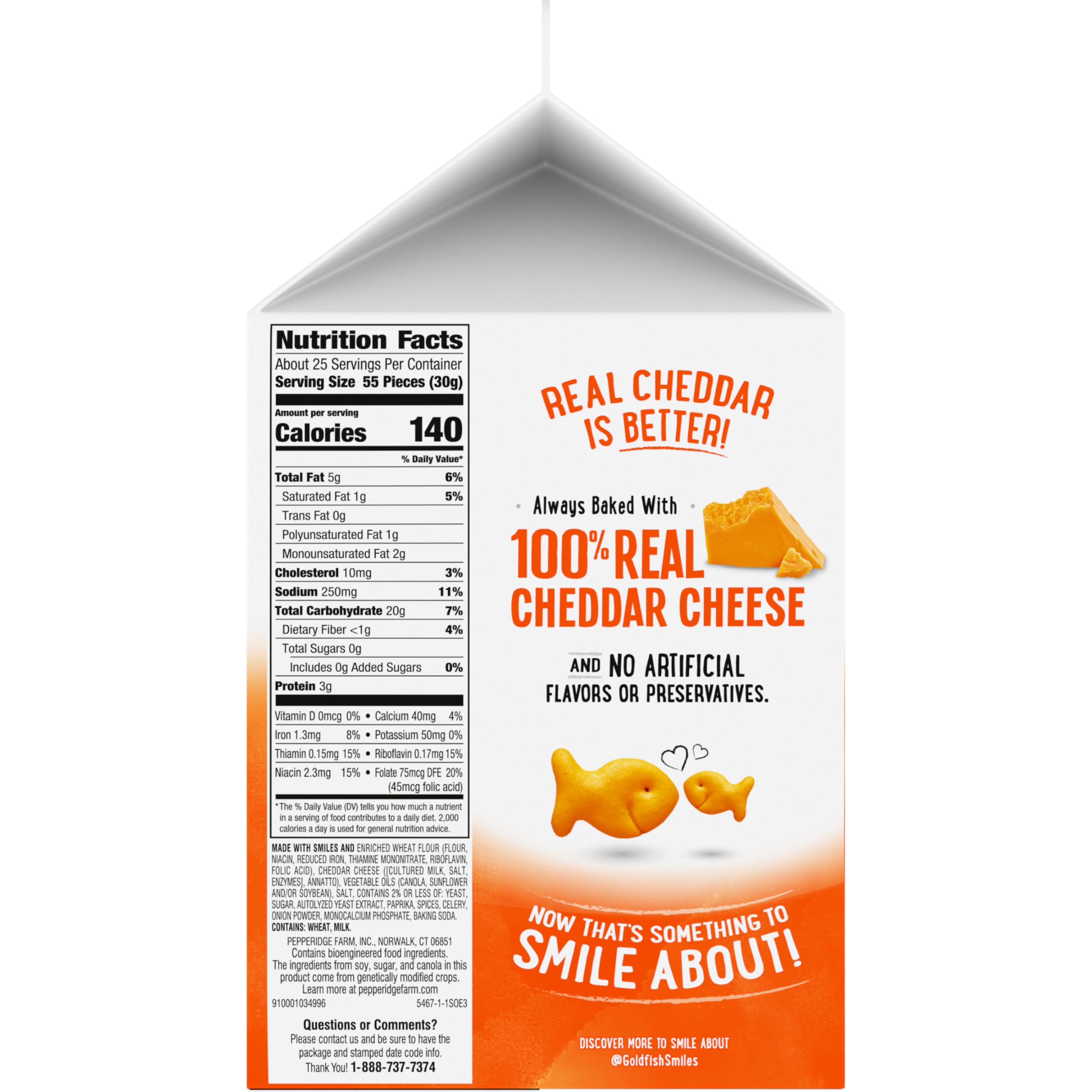 Goldfish Cheddar Crackers 27.3 oz carton 2 CT box product thumbnail 9