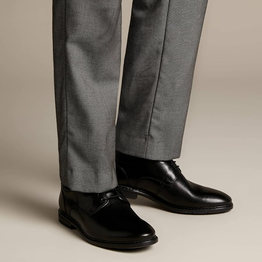 Clarks Banbury Lace, Men's Derby, Black (Black Leather), 6