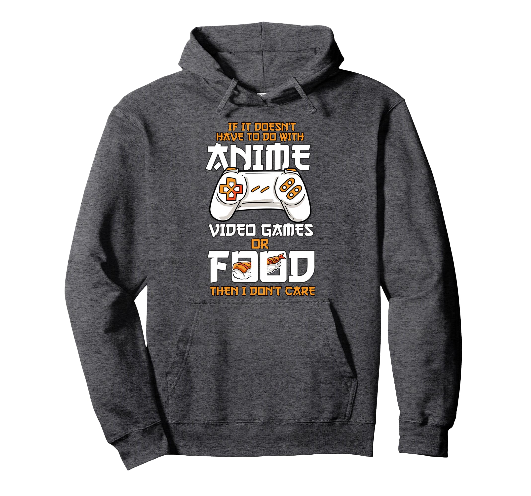 Anime Video Games Food Sushi Gaming Merch Otaku Gift Anime Pullover Hoodie