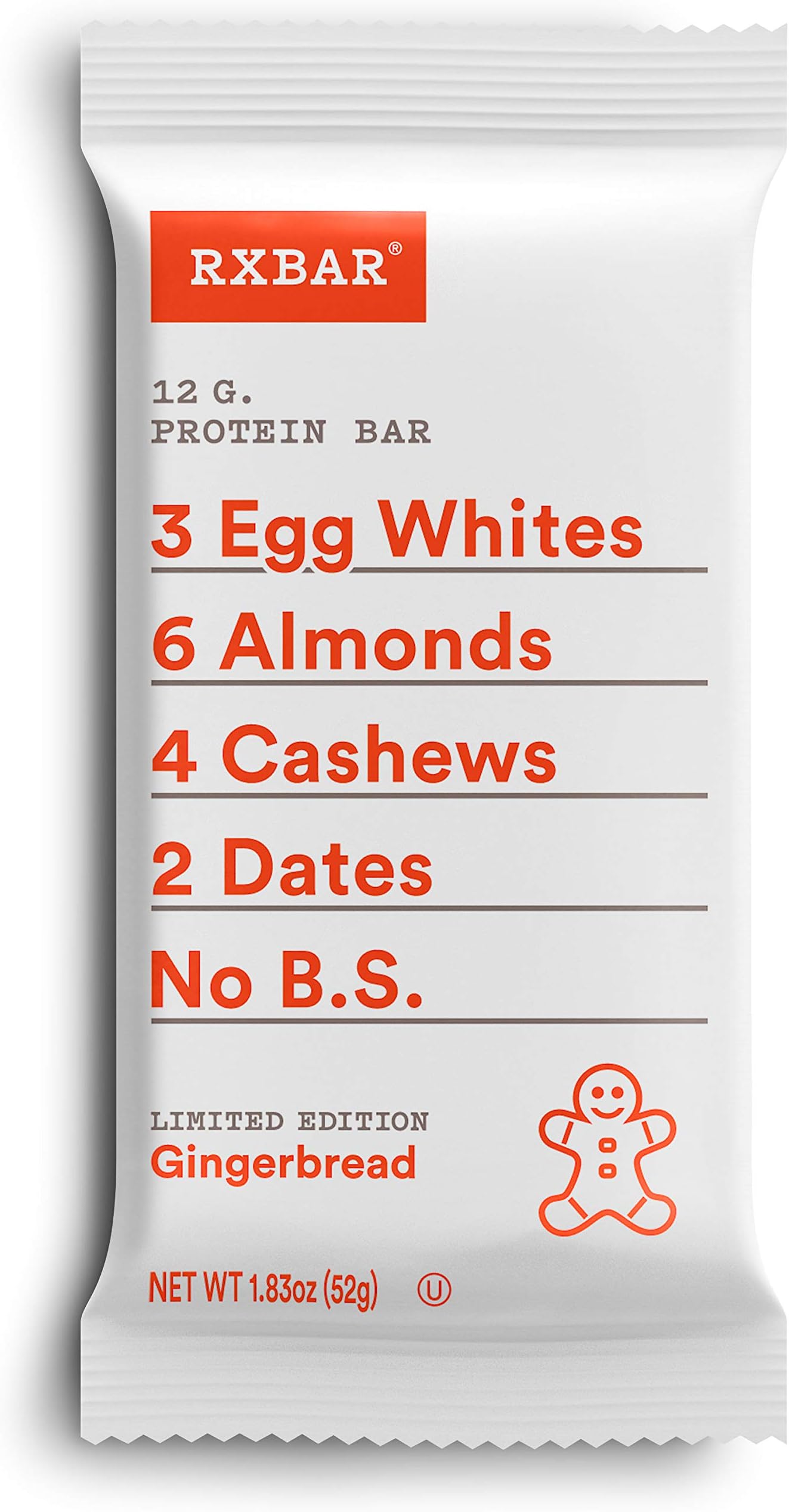 Protein bar, Gingerbread, 1.83 Oz