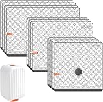 6 Pack Sacs de rangement sous vide avec pompe électrique, Cubes d'emballage de joints de compression pour bagages & Sac à dos, Space Sacs de rangement Saver pour la maison & Voyages