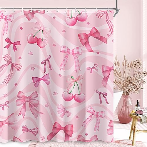 Miniatura 18 de Juego de cortinas de ducha con flores bohemias negras y beige para baño, 60 pulgadas de ancho x 72 pulgadas de alto, cortina de ducha retro de los