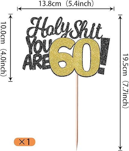Miniatura 9 de 1 paquete de decoración para tartas Holy Shit You are 18 Glitter Sweet 18 Birthday Cake Pick for Cheers to 18 Years Old Funny 18th Birthday Party
