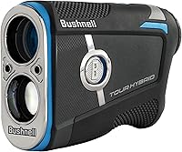 Bushnell Tour Hybrid Laser Rangefinder & GPS: Slope-Compensated Distances, PinSeeker JOLT, 500+ Yard Range