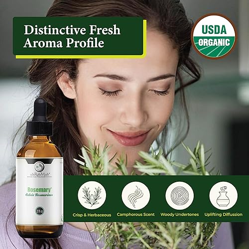 Vista 19 de Aceite esencial de cinol certificado de romero orgánico España - (1oz)