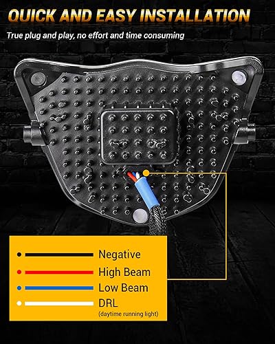 Miniatura 4 de Kit de faros delanteros LED para motocicleta con DRL para Yamaha WR250F 400F 426F 450F, WR250 400F, WR250 400 426 450 TTR XT MX Most Enduro