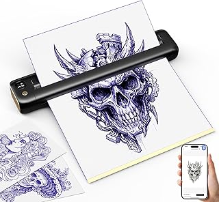 Rongta Tattoo Stencil Printer, Wireless Tattoo Machine, Tattoo Supplies ...