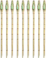 Kit com 4 Tochas de Bambu 130cm para Iluminação e Decoração de Jardim, Festa, Luau e Eventos - AMK