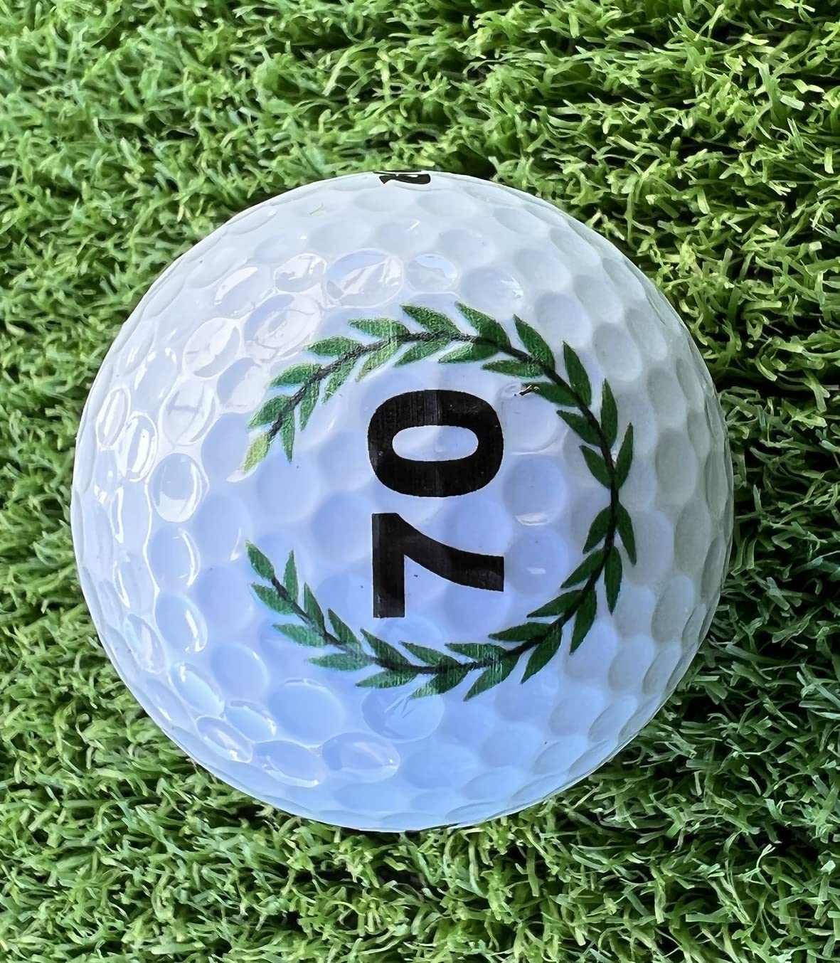Set di palline da golf compleanno 70 con Happy Birthday Motiv in confezione regalo/Golf Regalo di compleanno Happy Birthday