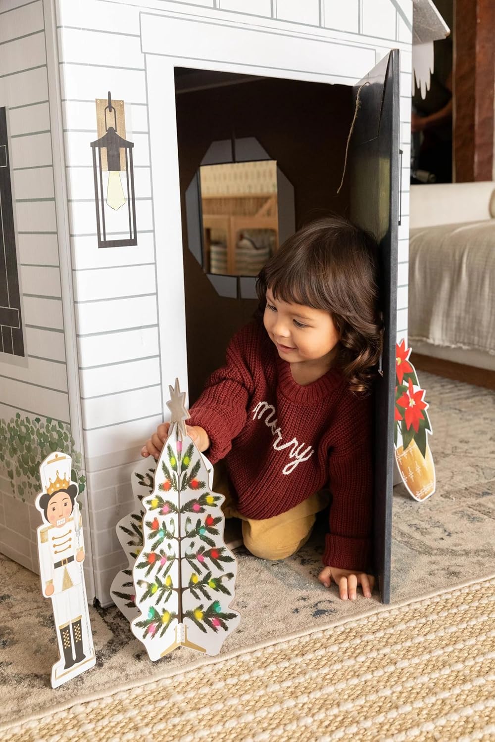Make it Festive Christmas Decor Kit for Indoor Kids Playhouse - Playhouse Decor by Make It Cute