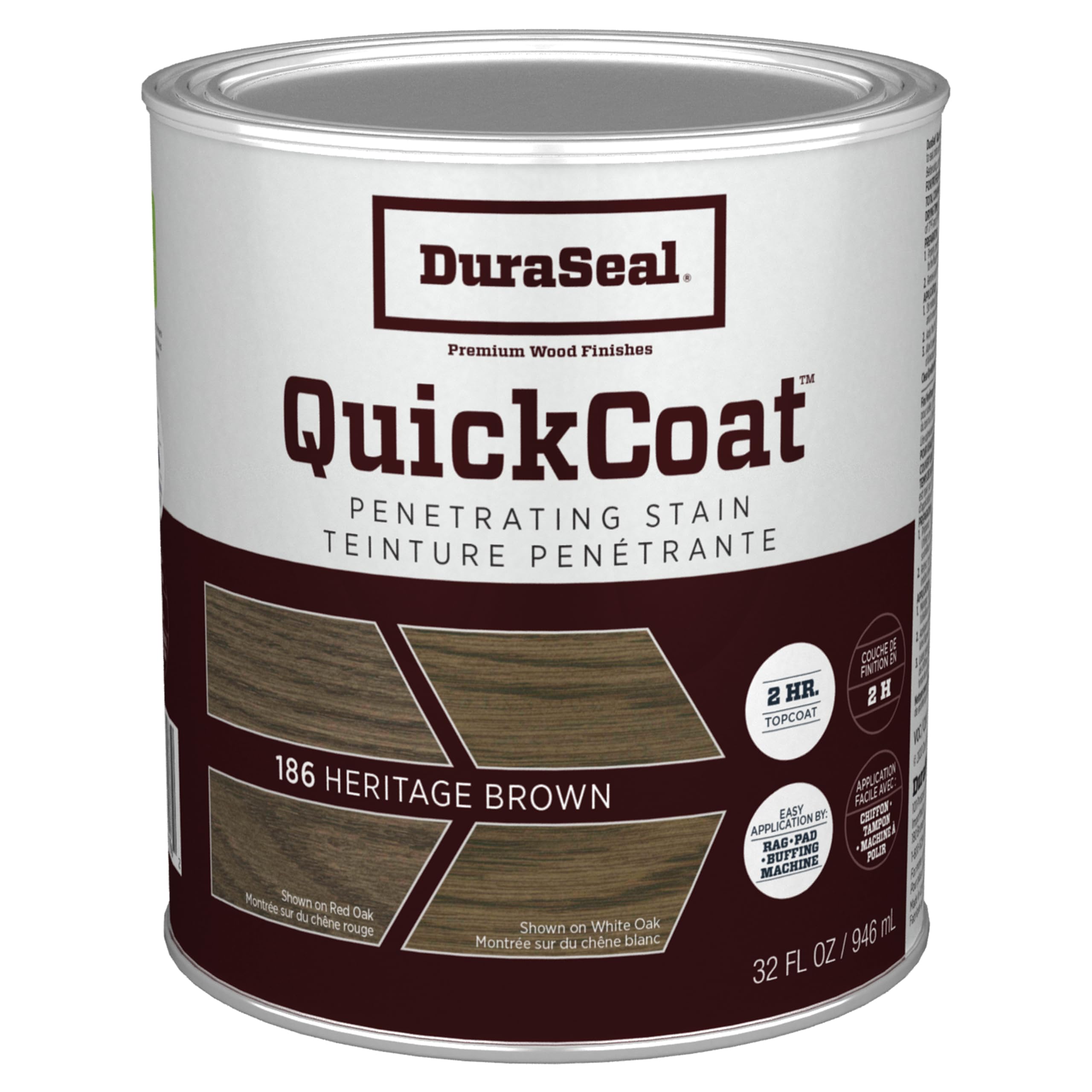 Amazon.com: Dura Seal Quick Coat -Heritage Brown 186- Quart