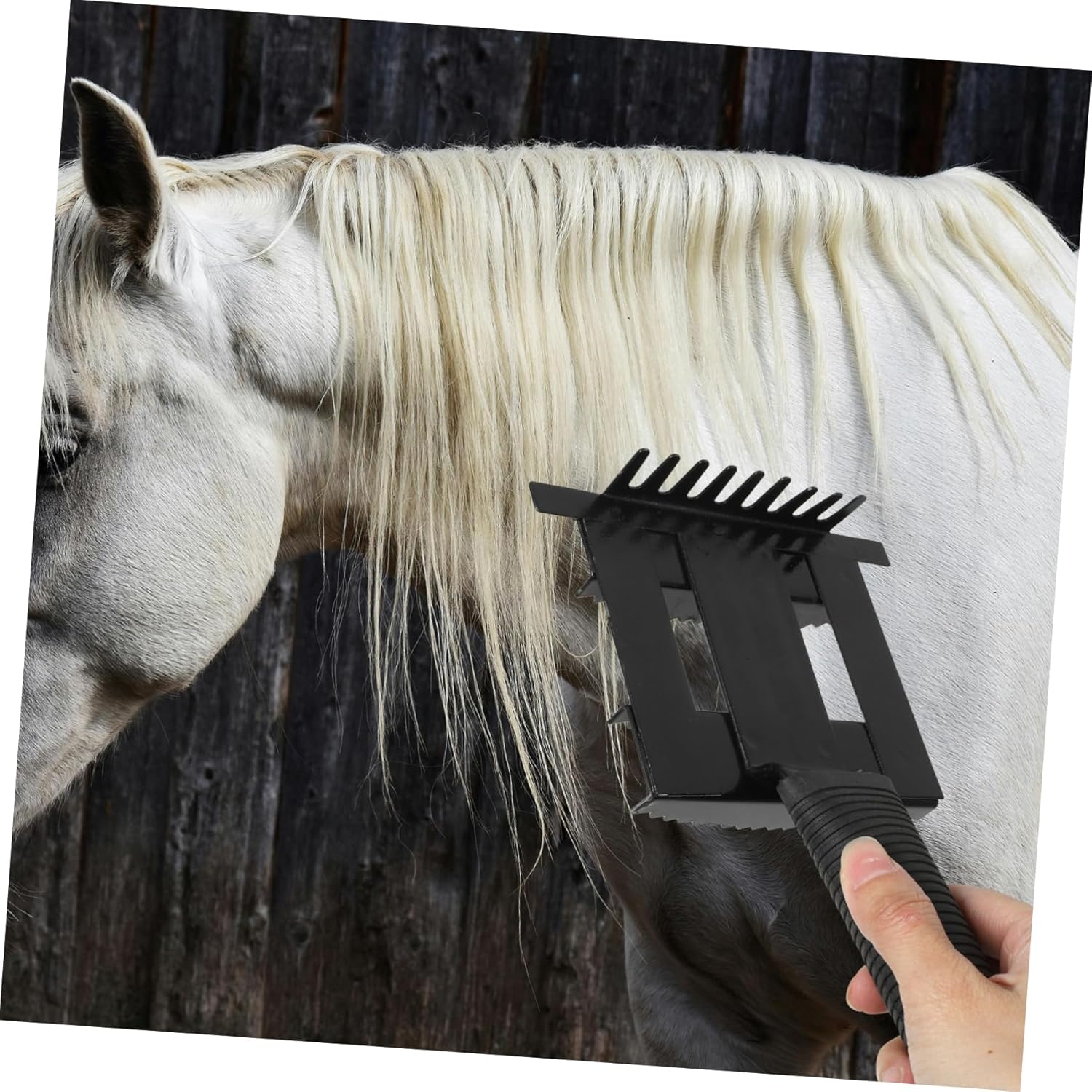 Cattle Hair Brush Sheep Grooming Comb Iron Shedding Comb Livestock Hair Removal Tool