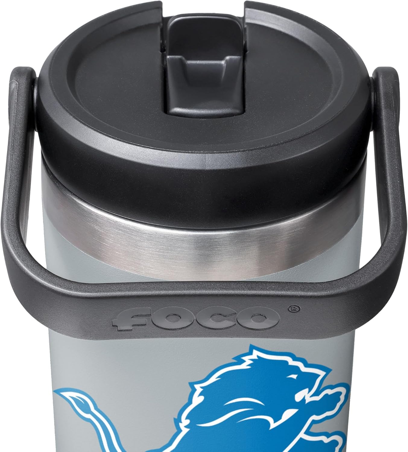 FOCO Unisex NFL Team Logo Insulated Travel Mug 30oz Straw Tumbler - Image 5
