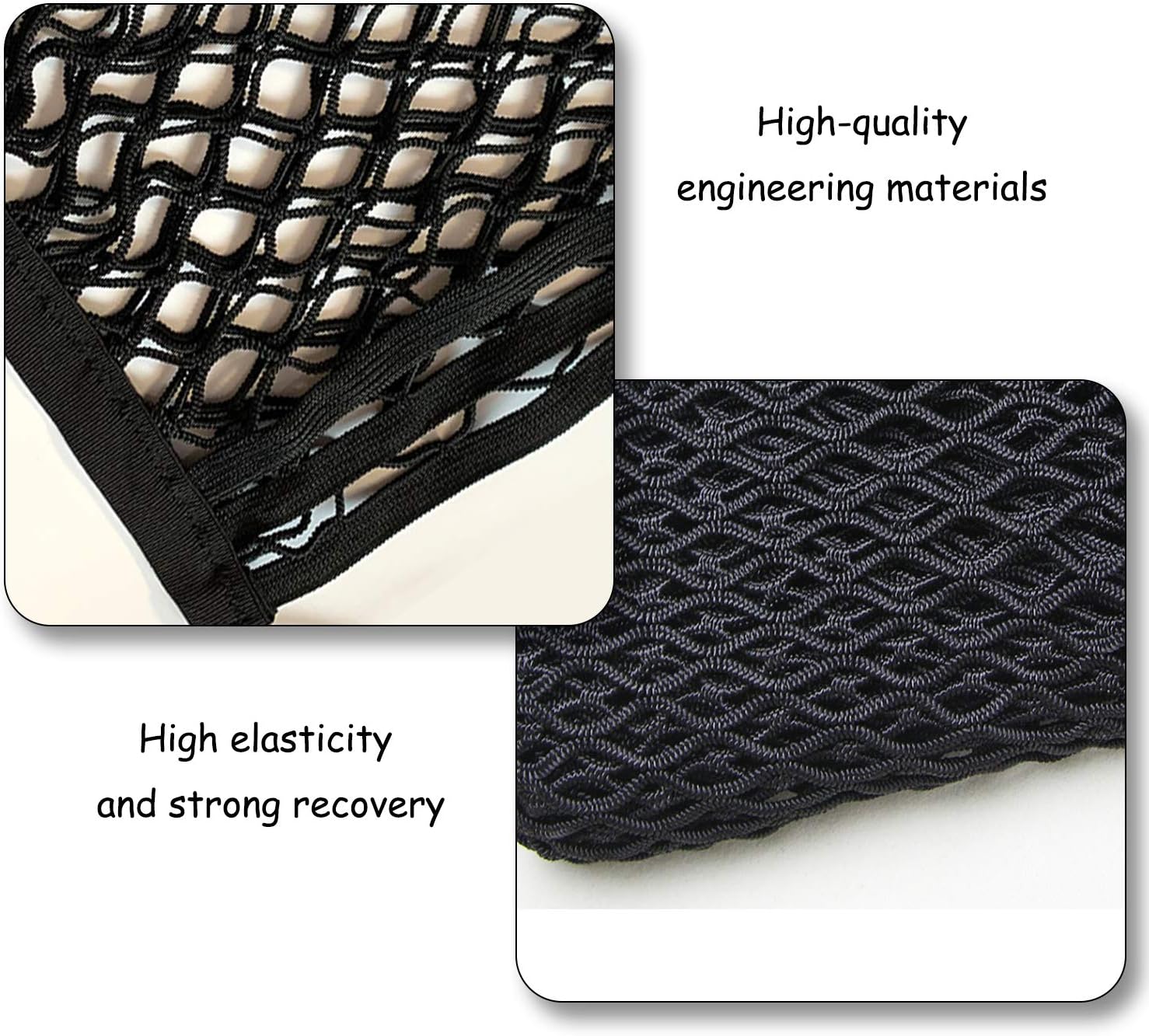 STARROAD-TIM Dog Car Barrier 3-Layer Pet Car Mesh Fence Retractable Storage Bag Multifunctional car Dog guardrail Used for SUV Car Truck : Pet Supplies