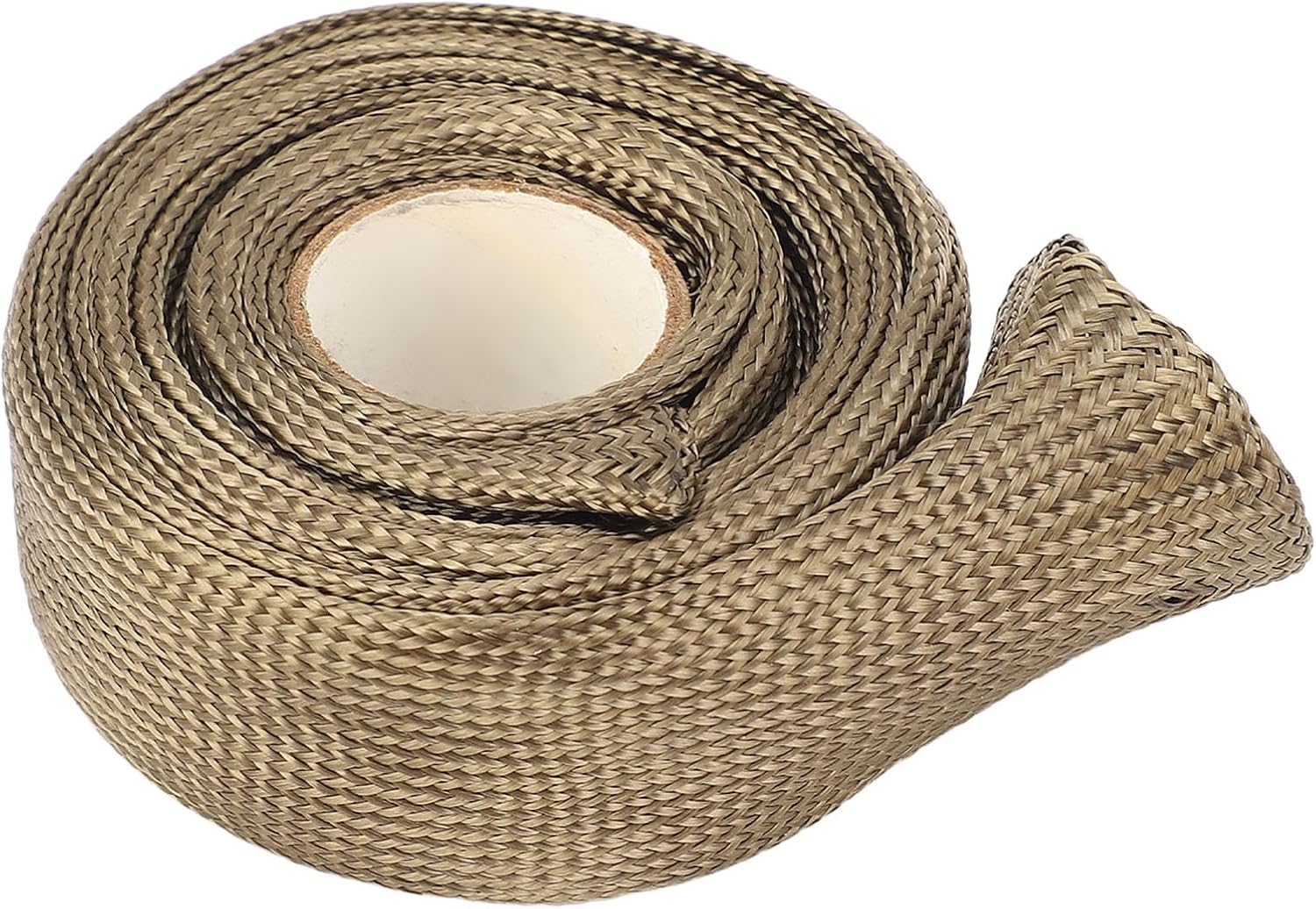 Basalt Fiber Automotive Heat Sleeve, 9.8ft x 0.75in High Temperature Fuel Line Cover for Car Wire Hose Protection up to 900°C