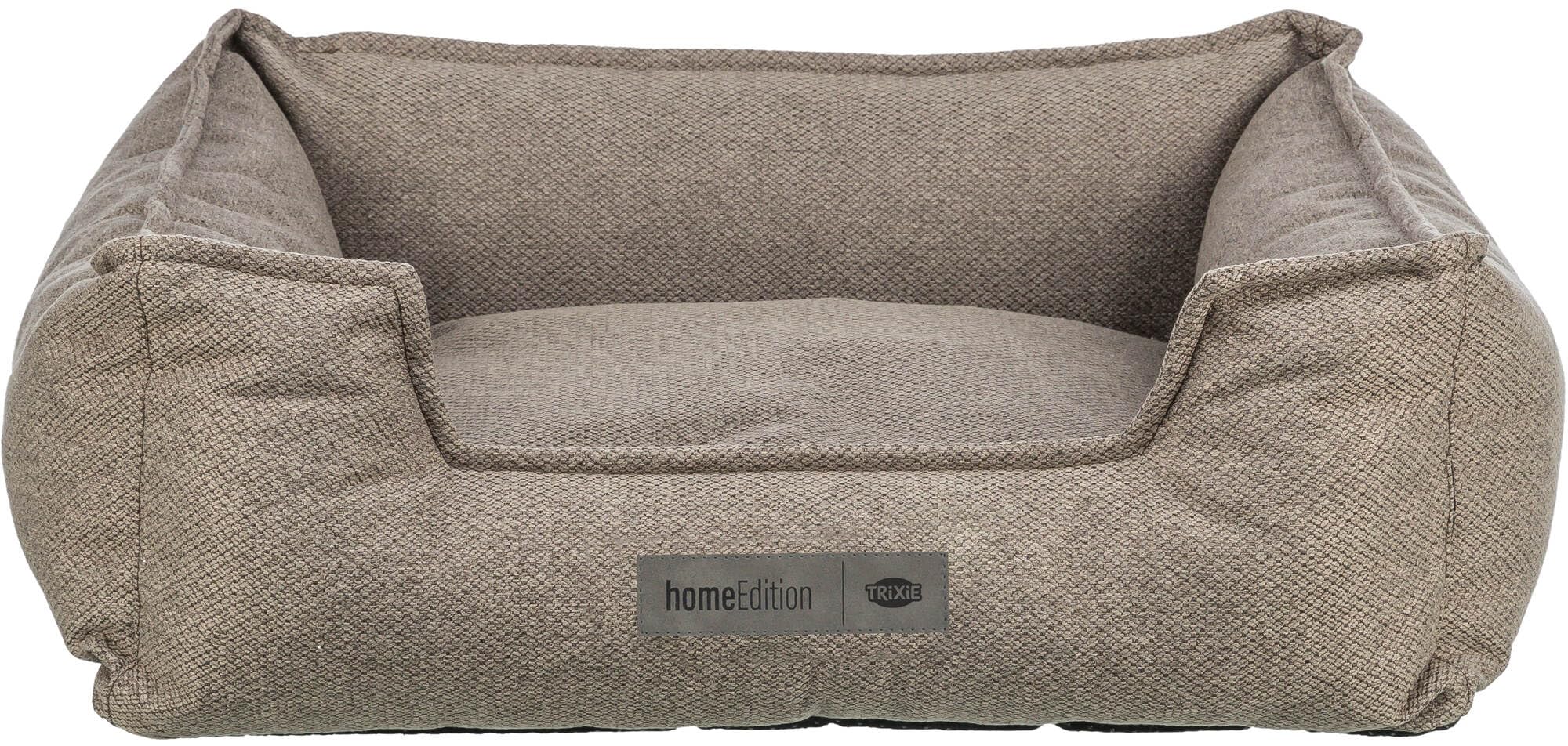 Gestoffeerd knuffelbed 90x200 cm - met uitschuifbed 90x190 cm - met lattenbodem van MDF - wit