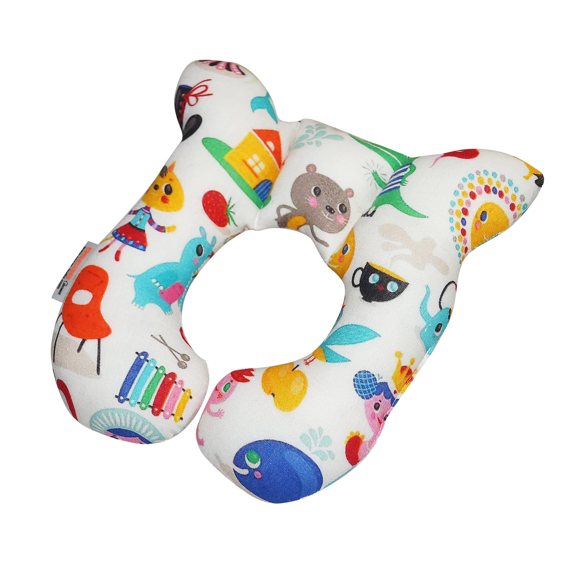 Oscar Home Infant Head and Neck Support Pillow for Car Seat, Baby Travel Pillow, for 0-18 Months Old, Kid's Neck Pillow, Soft and Skin Friendly,Neck Pillow (Daisy) - Image 3 thumbnail