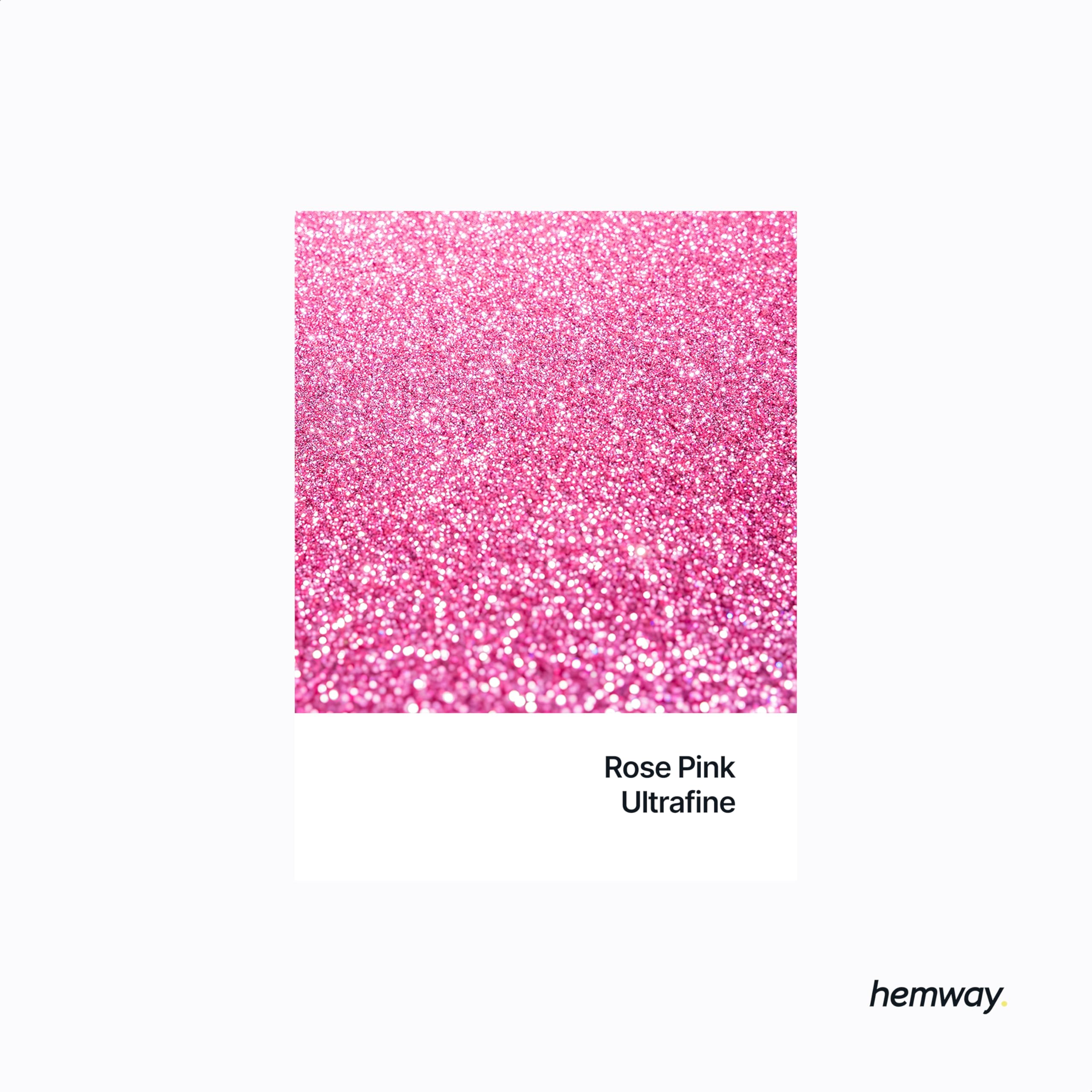 Rose Pink Glitter Shaker, 130g Ultrafine Glitter, Crafts 1/128" Metallic Flake Rose Pink Sequins, Resin & Epoxy Crafts - Image 2
