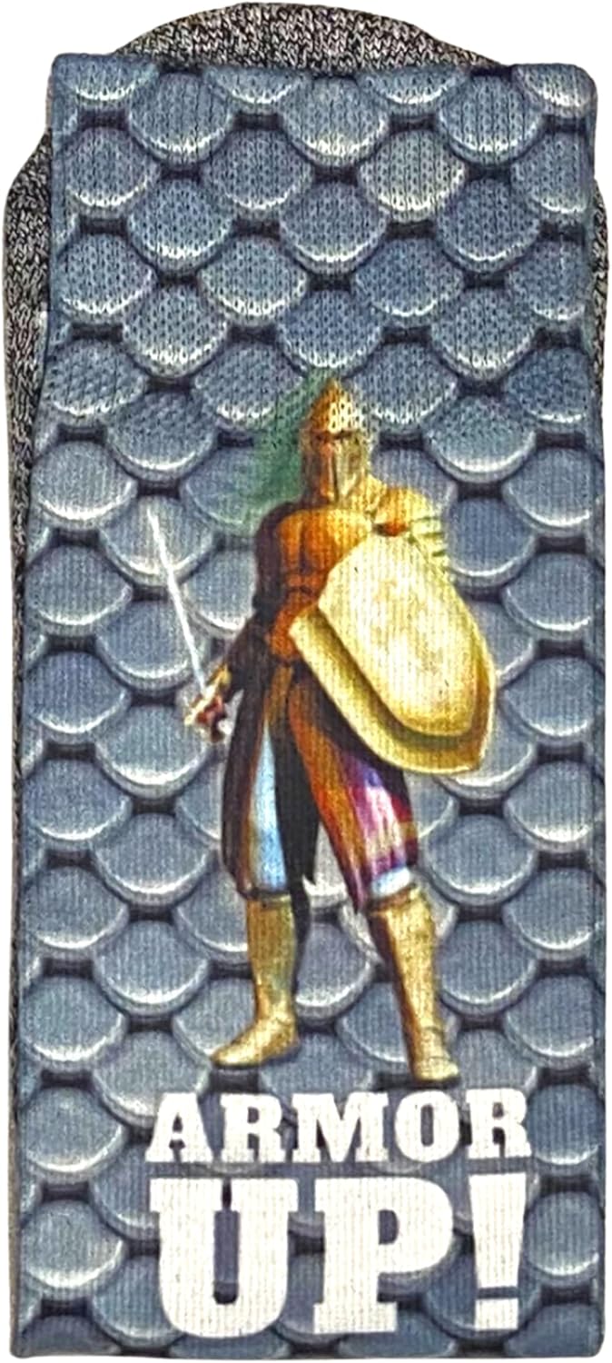 Men's – Christian Crew Socks for Men with Scripture | Moisture-Wicking | Christmas Gift Idea - Image 7