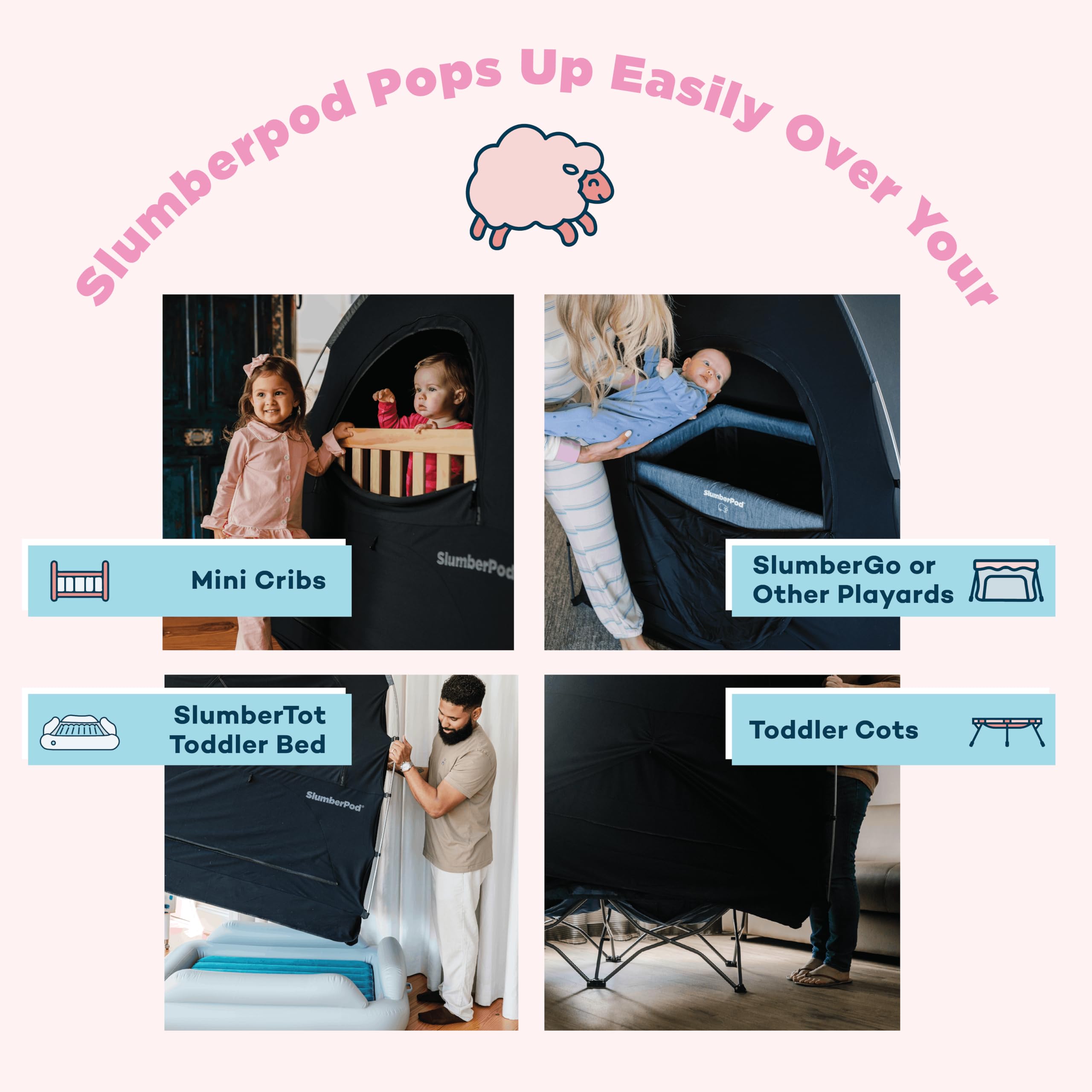 Amazon.co.jp: SlumberPod ファン付き オリジナル 遮光スリープテント