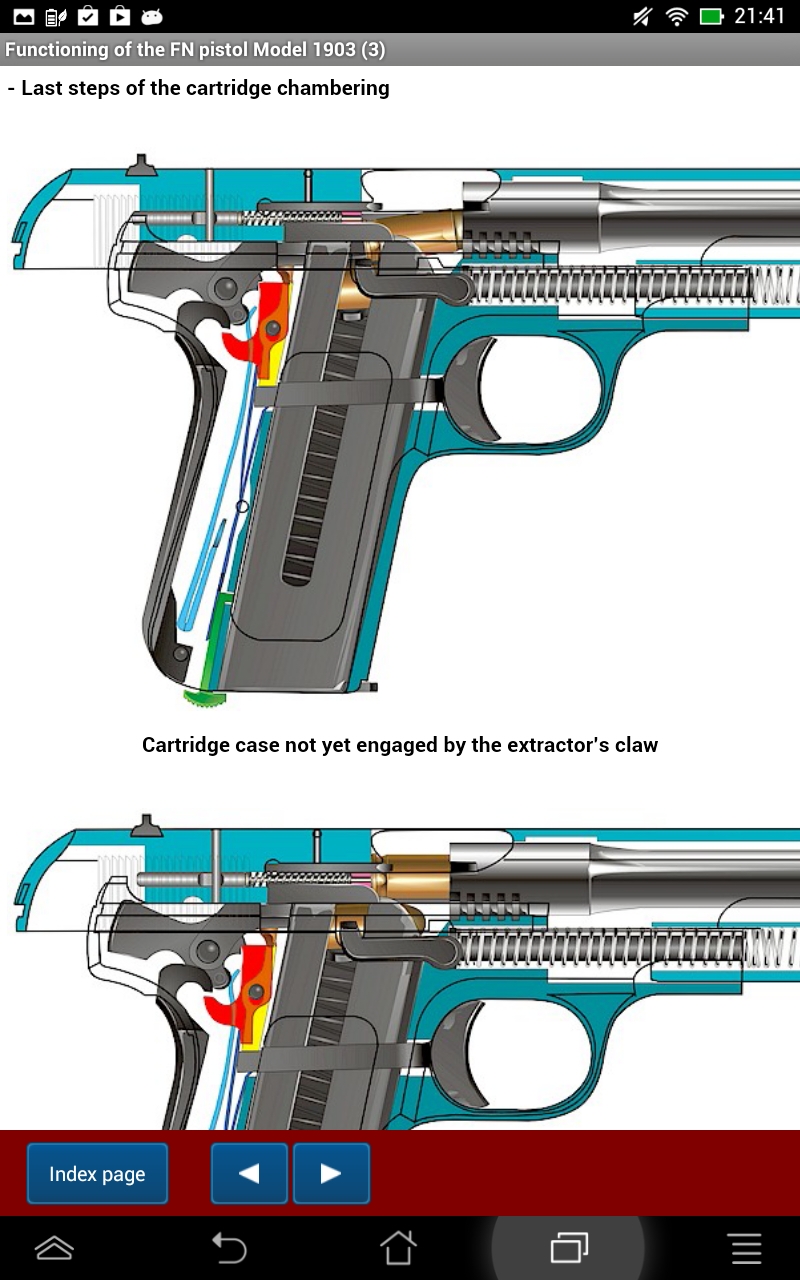 Aplicación FN pistol model 1903 explained en Amazon Appstore
