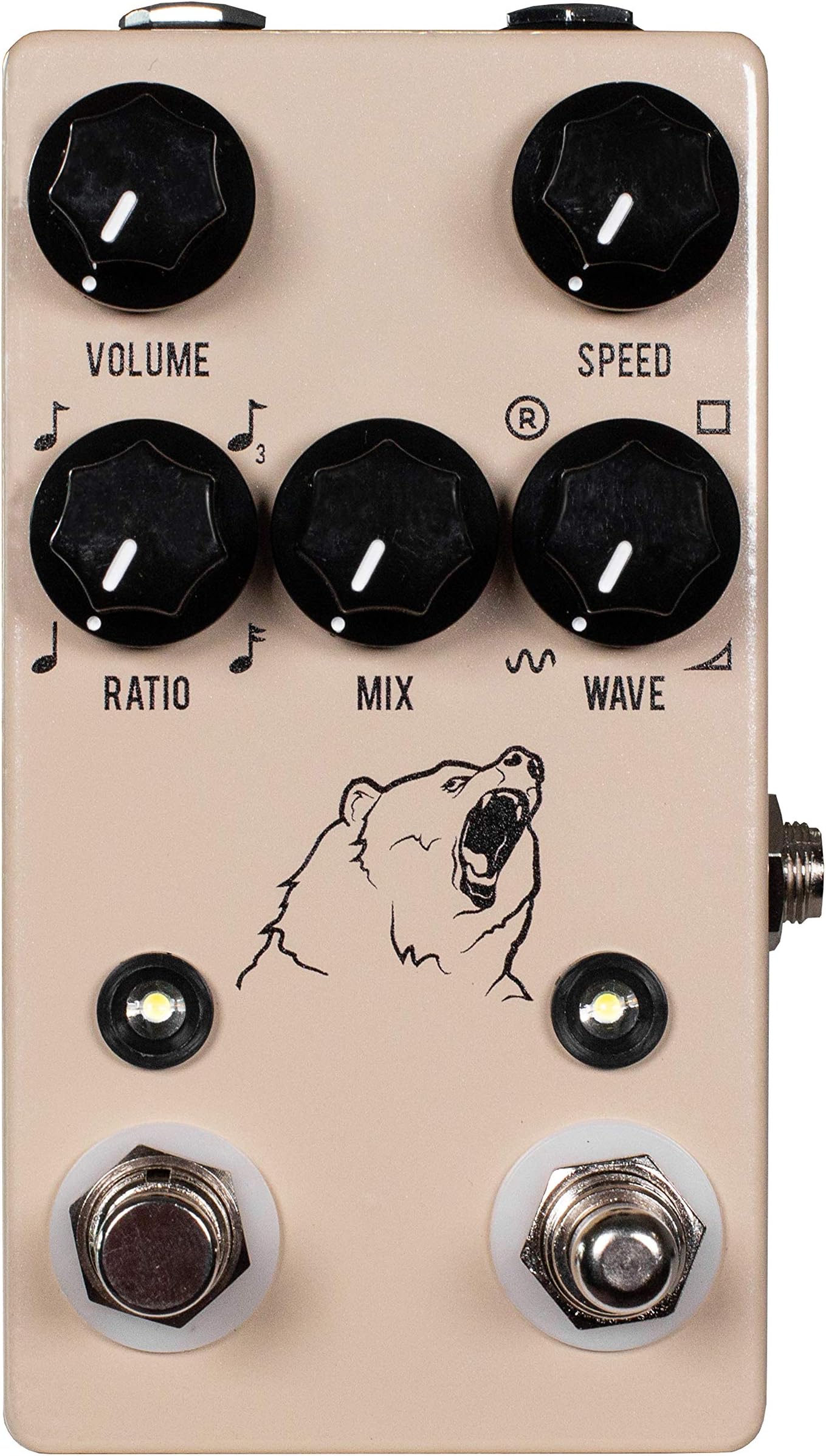 JHS Kodiak Tremolo with Tap Tempo Guitar Effects Pedal