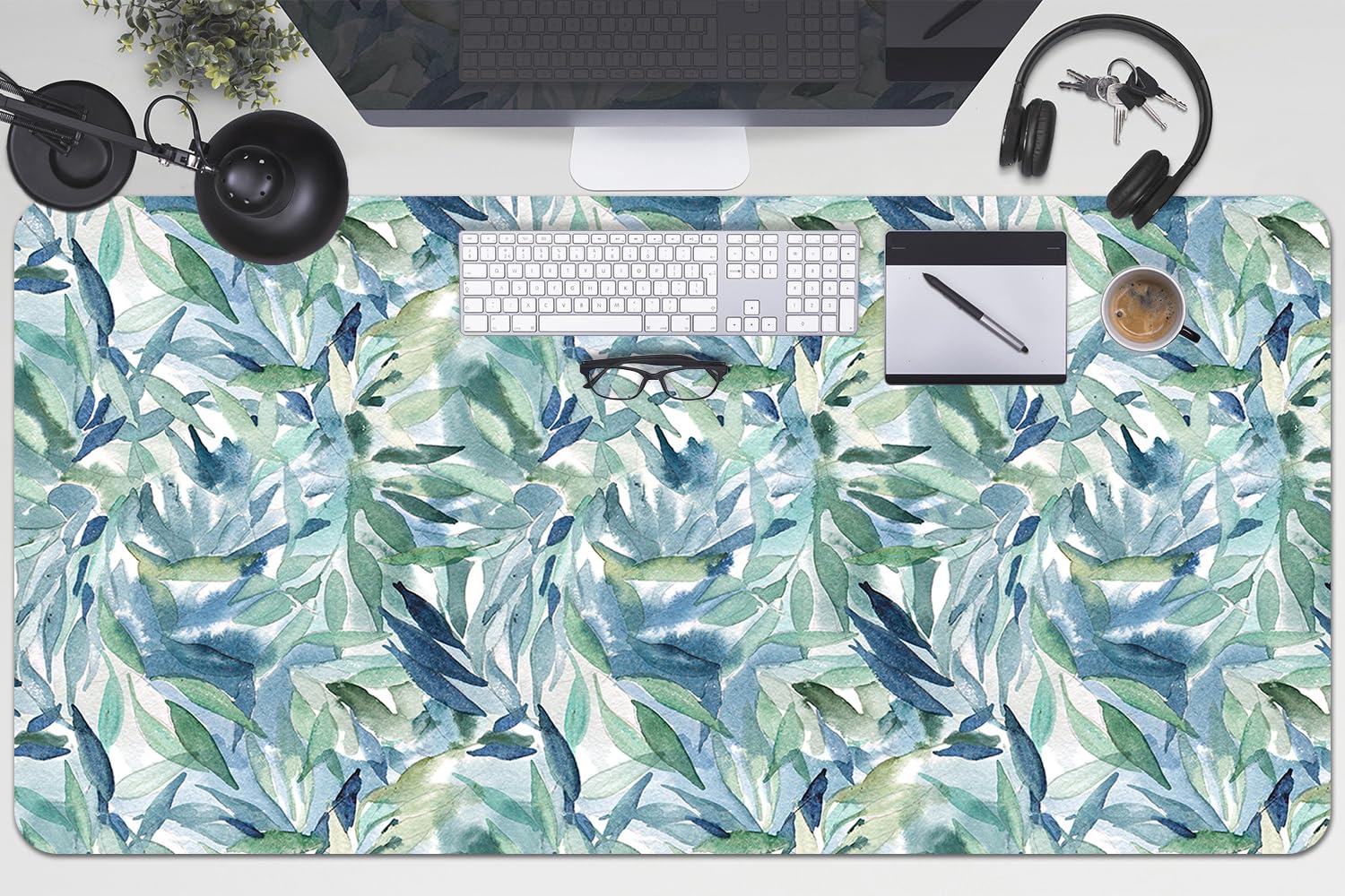 Couverture de bureau de qualité supérieure en vinyle feuille pastel design - 8