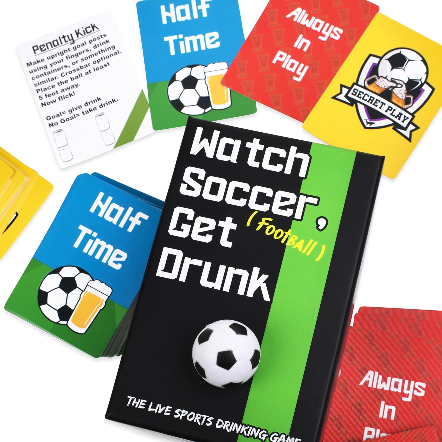 Watch Soccer, Get Drunk - The Live Soccer Drinking Game