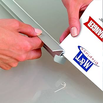 Amazon.com: M&T Displays Newage Snap Poster Banner Clamp 24