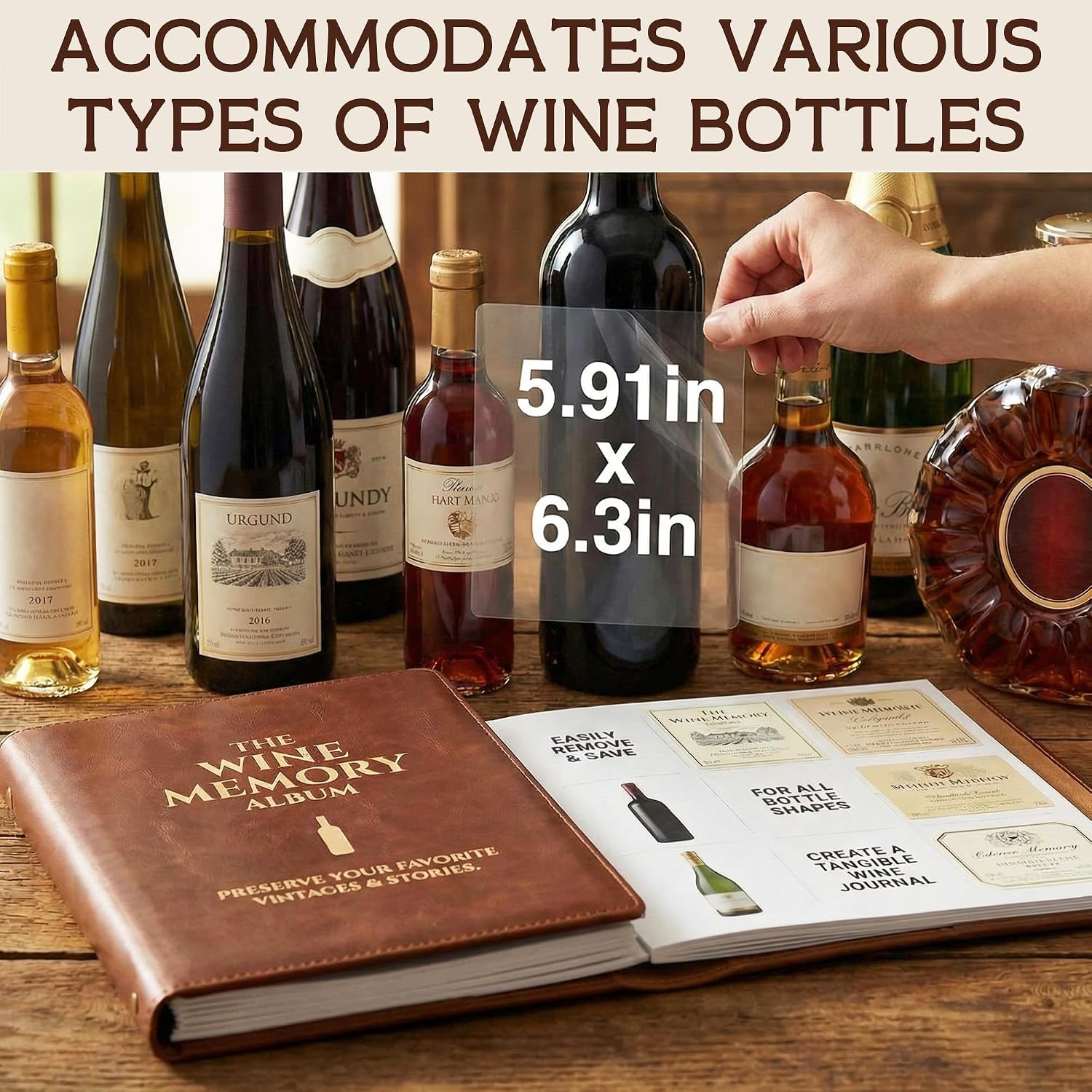 30PCS Wine Label Remover Sheets and 2 Scraper Tools, Wine Bottle Label Remover Tool, Labels Saver for Collectors and DIY Projects