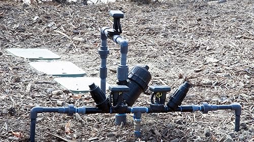 Miniatura 2 de DIG ECO1ILV.075 Controlador de riego accionado solar de estación única W/Conexiones de sensor de lluvia montadas en una válvula en línea FNPT de 3/4"