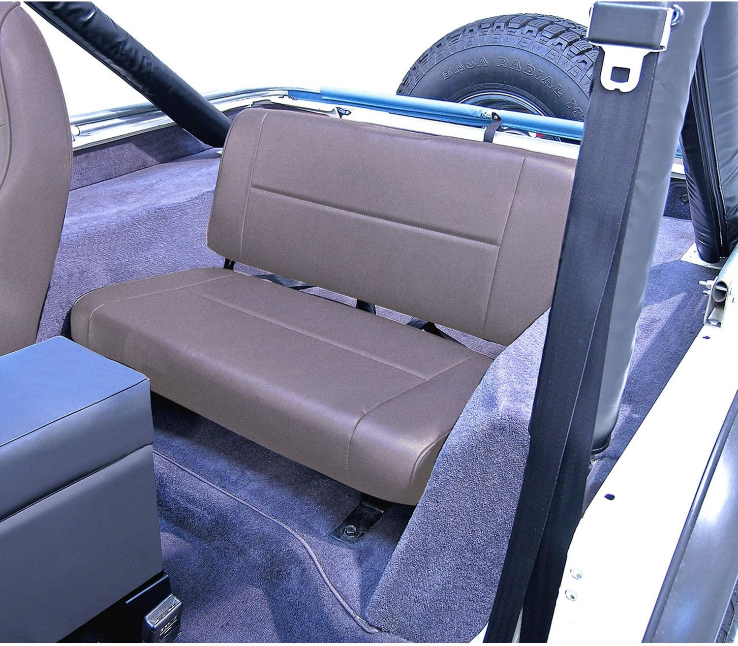 Rugged Ridge | Seat, Rear, Gray | 13461.09 | Fits 1955-1995 Jeep CJ & Wrangler YJ