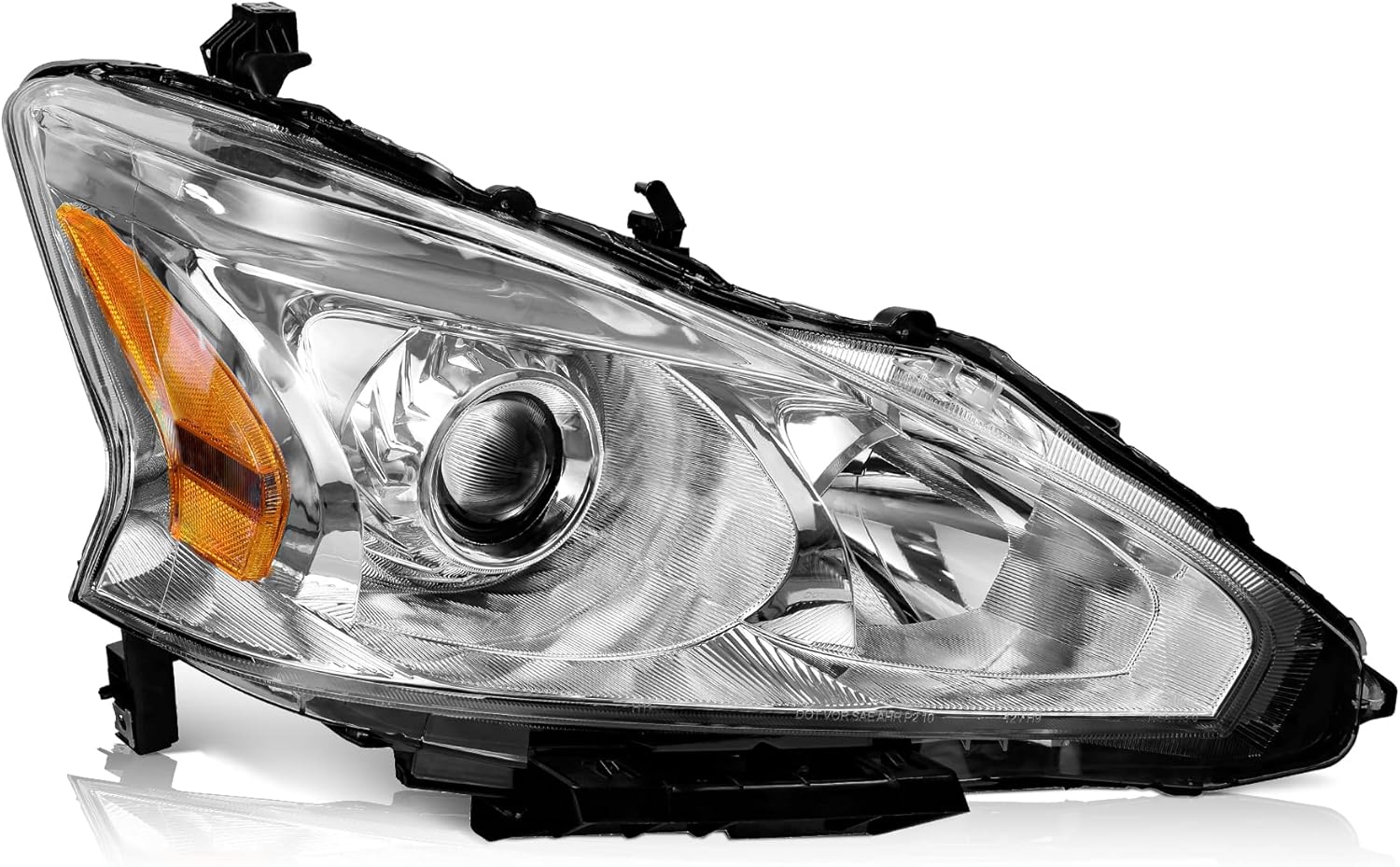 WEELMOTO Headlights Assembly For 2013 2014 2015 Nissan Altima Sedan, Headlight