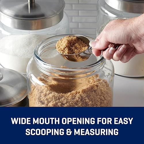 Miniatura 2 de Anchor Hocking Tarro de vidrio Montana de 15 galones con tapa 2 piezas metal cepillado apto para lavavajillas