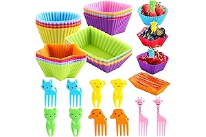 Colorful Silicone Lunch Box Dividers for Kids