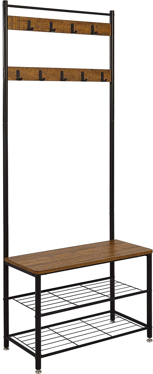 Meerveil Coat Rack Stand, Shoe Rack, Coat Rack Stand, Clothes Rack