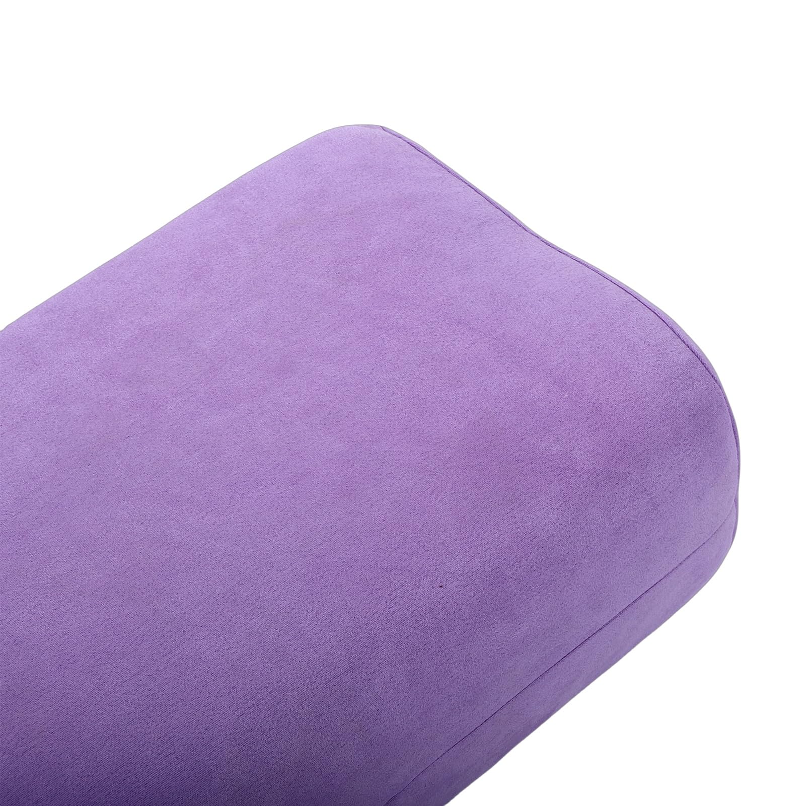 Bediffer Cuscino da Meditazione Comodo Cuscino da Pavimento Morbido per il Relax e la Meditazione a Casa 65x25x15 Cm (Viola)