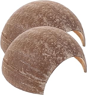 Ipetboom 2 Pçs Répteis Se Escondem De Cavernas Decoração Em Vidro Estofamento De Tanque De Peixe Betta Guarnição Réptil Esconder Caverna Pássaro Cabana Réptil Terrário Adornar Terrário