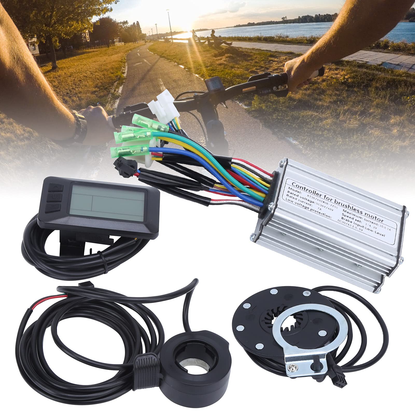 Brushless Motor Controller, 36V/48V 250W Electric Motor Brushless Controller Kit, Speed Controller - Image 4
