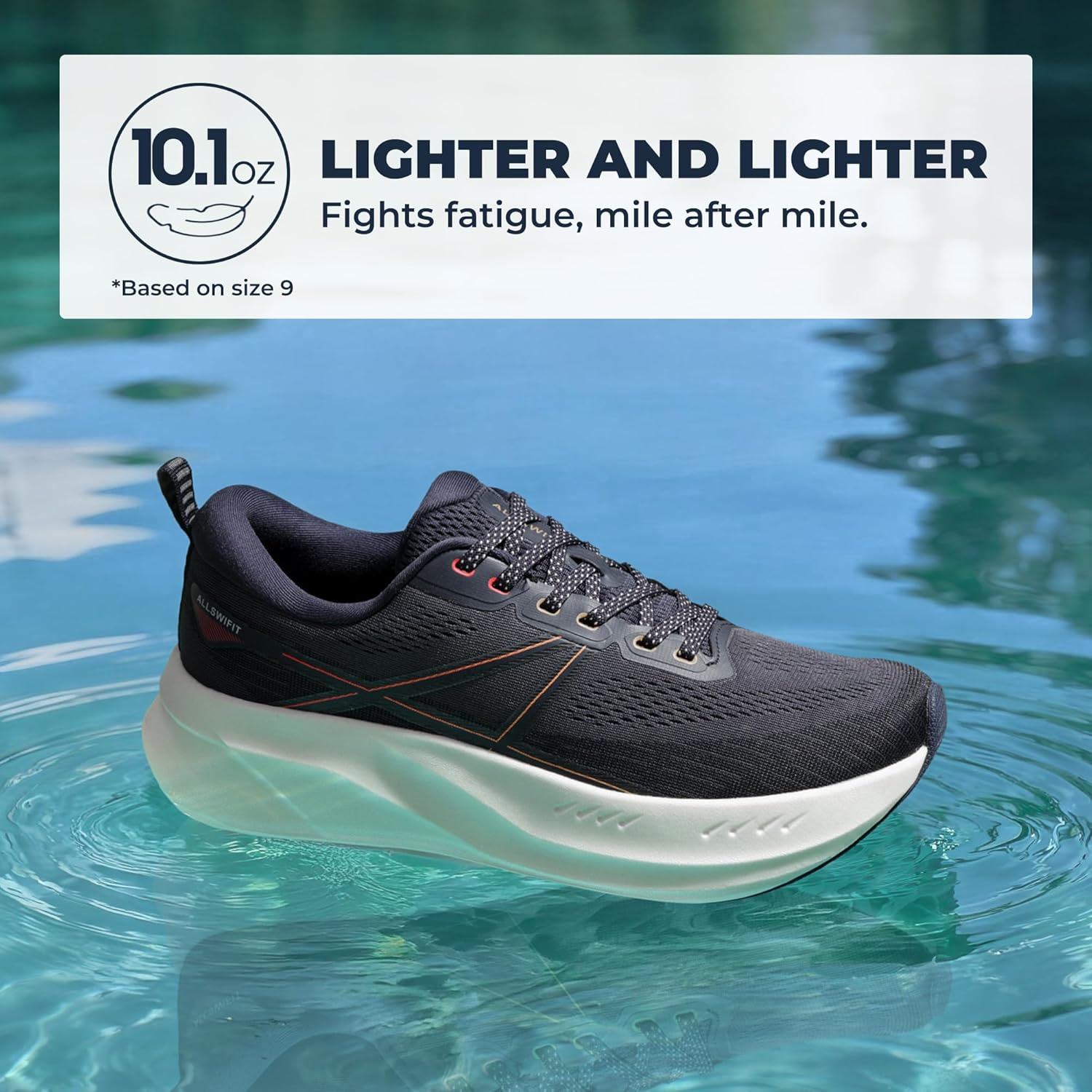 Men's Road Running Shoes Cushion Tennis Shoes Non-Slip Comfortable Lightweight Gym Workout Athletic Arch Support Walking Sneakers Active5K - Image 4